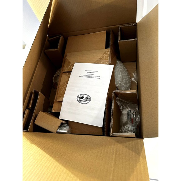 Ceiling Light Hampton Bay Wilikies Semi Flushmount Glass Shade - Picture 7 of 7